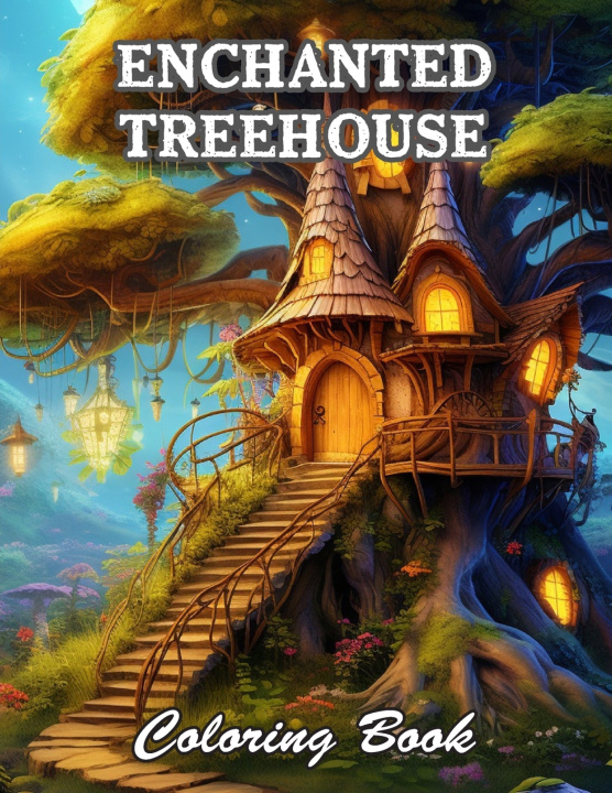 Kniha Enchanted Treehouse Coloring Book KEVIN COWLEY