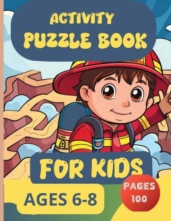 Książka Activity Puzzle Book For Kids ages 6-8 Jessica Hoover