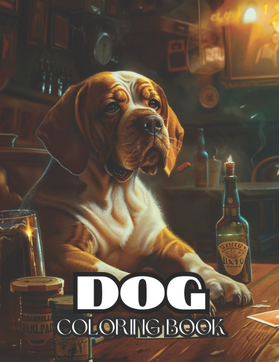 Kniha Dog coloring book Daniha Razaq