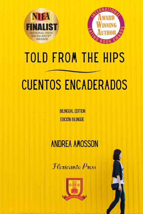 Libro Told from the hips- Cuentos encaderados Andrea Amosson