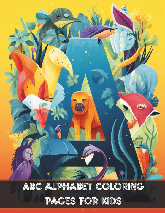 Kniha ABC Coloring Book for Kids Ages 3-5 Matei Gabriel