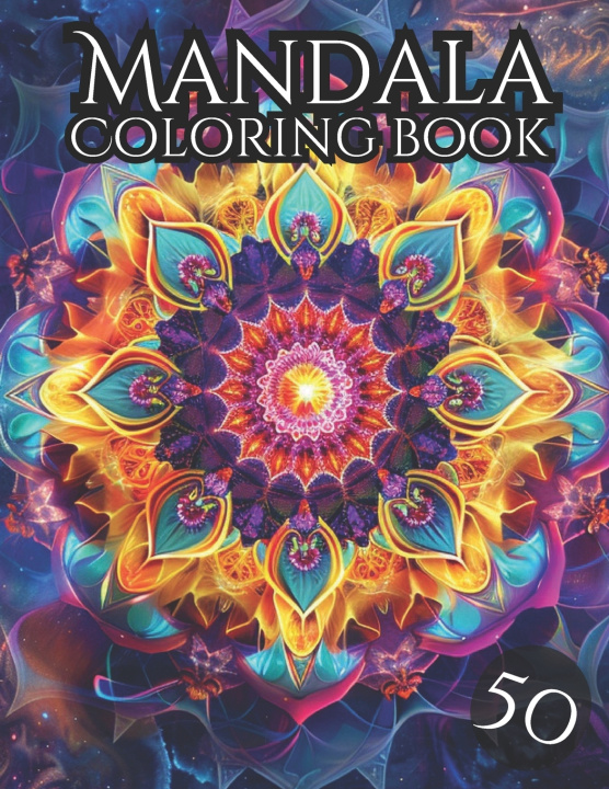 Kniha Mandala coloring nook Daniha Razaq