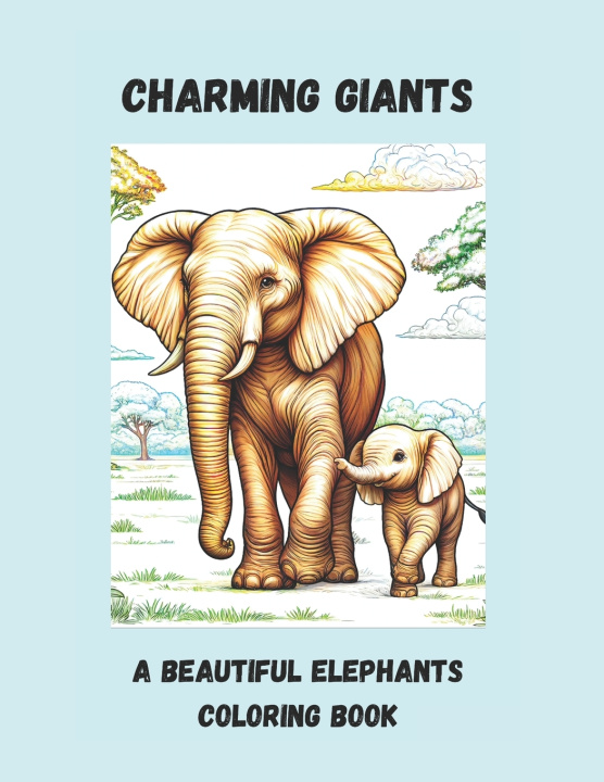 Kniha Charming Giants B&D Coloring Books