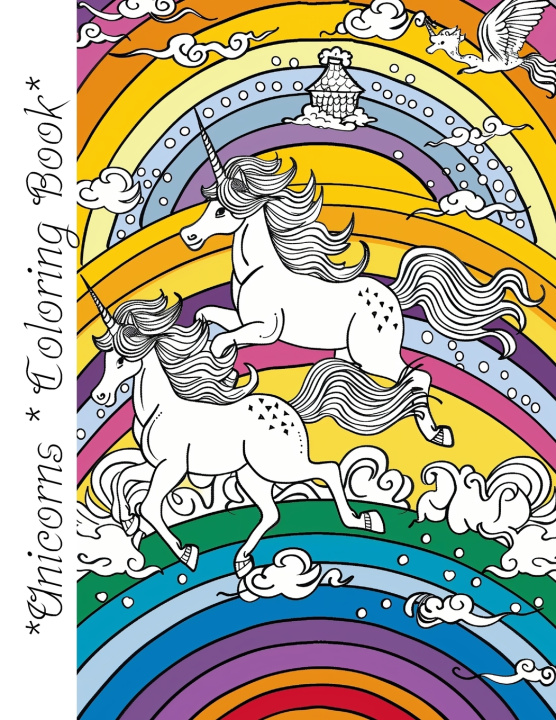 Kniha Unicorns Coloring Book Tetiana Khotlubiei