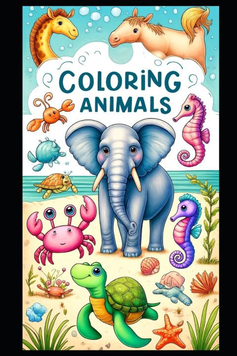 Kniha Coloring animals Nils Haimel