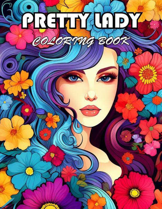 Book Pretty Lady Coloring Book Dimalia Conell