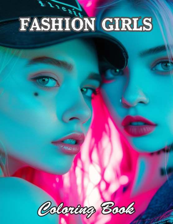 Libro Fashion Girls Coloring Book Jolly Forces
