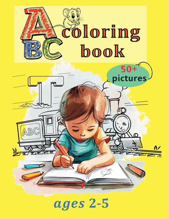 Kniha ABC Coloring Book ALFIE BAX