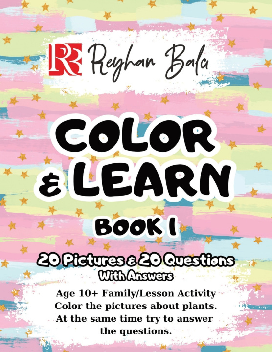 Knjiga Color and Learn About Plants REYHAN BALCI