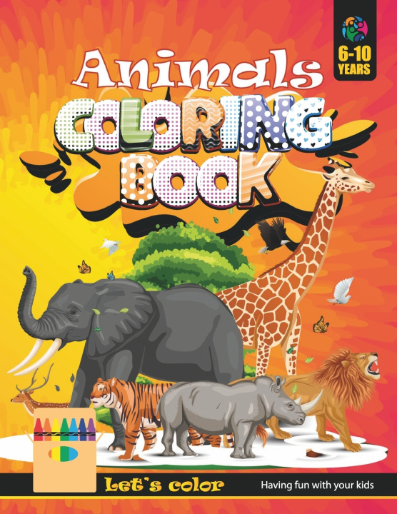 Kniha Coloring Book - Animals Fahd Khater