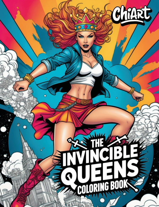 Knjiga Invincible Queens Coloring Book Chiara Benelli
