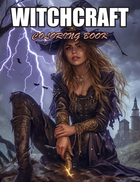 Kniha Witchcraft Coloring Book RENEE GRAY