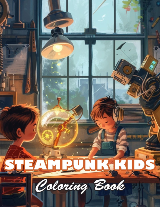 Kniha Steampunk Kids Coloring Book Ham Lamd