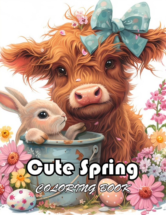 Könyv Cute Spring Coloring Book Linsay Allan