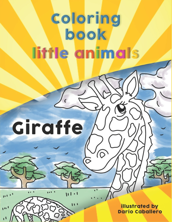 Knjiga coloring book little animals Darío Caballero