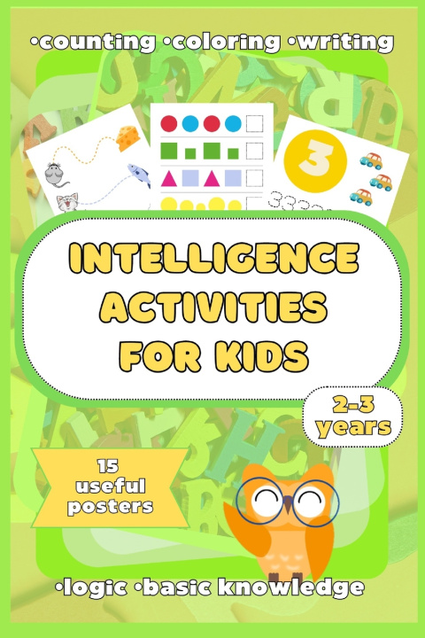 Knjiga INTELLIGENCE ACTIVITIES FOR KIDS Tetiana Sultanova