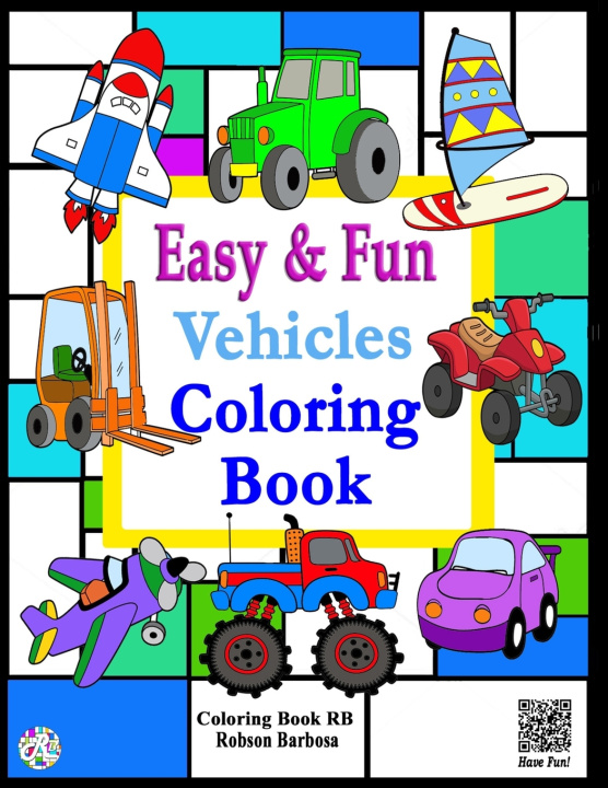 Knjiga Vehicles Coloring Book Robson Barbosa