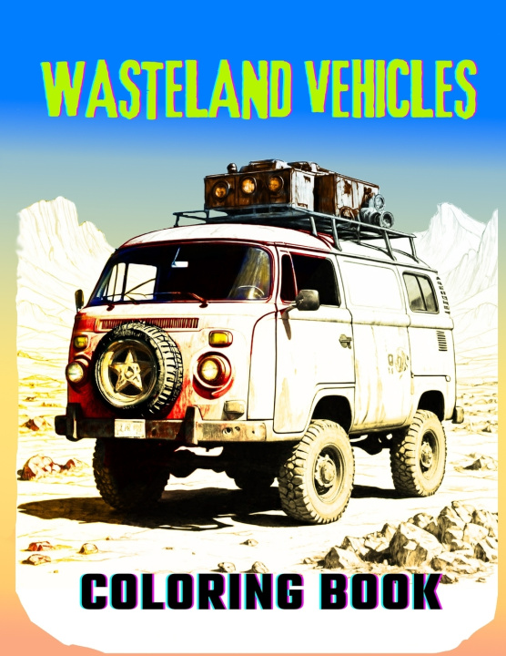 Libro WASTELAND VEHICLES COLORBOOK Gabriel Dascalu