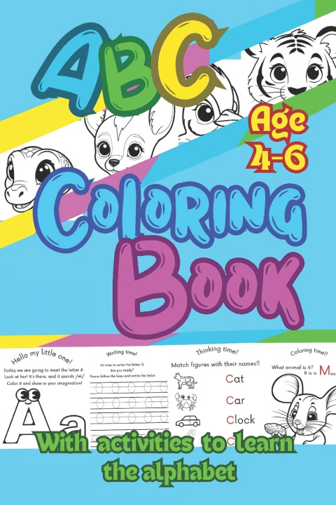 Knjiga ABC Coloring Book Brainy Books
