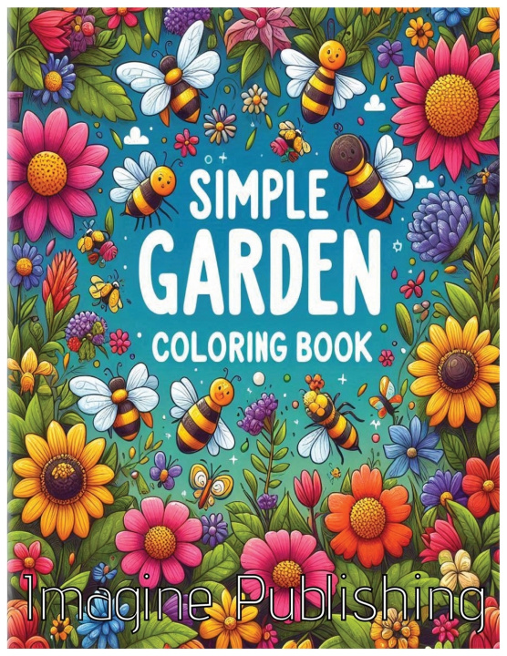 Knjiga Simple Garden Coloring Book Imagine Publishing