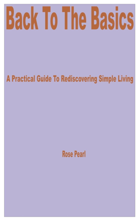 Kniha Back to the Basics Rose Pearl