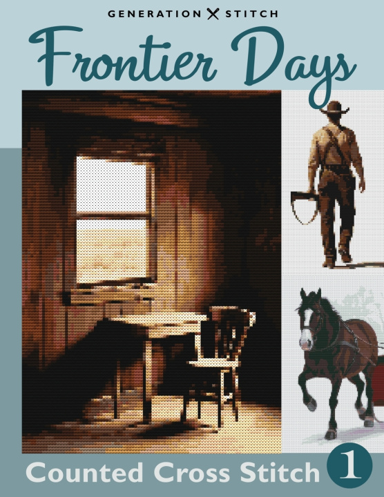 Kniha Frontier Days Counted Cross Stitch Patterns Harriet Thimble