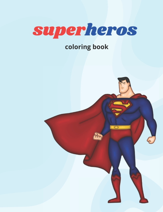 Knjiga superheros coloring book salah walid
