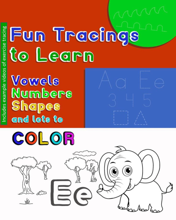Kniha Fun Tracing to Learn Dos Lunas