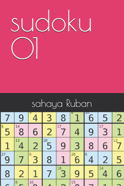 Kniha sudoku 01 sahaya doni Ruban