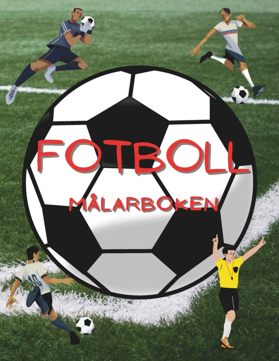 Книга Fotboll Målarboken Steven Book