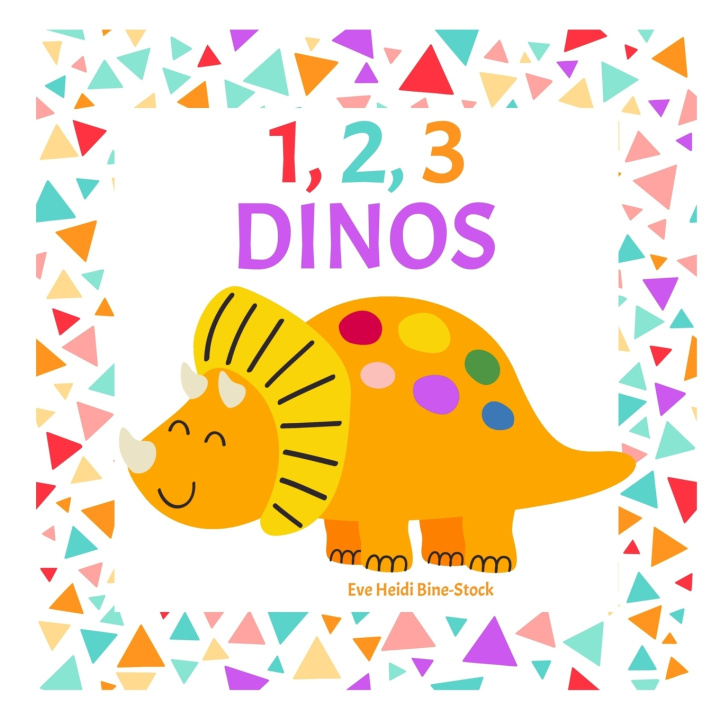 Knjiga 1, 2, 3 Dinos Eve Heidi Bine-Stock