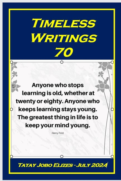 Kniha Timeless Writings 70 Tatay Jobo Elizes Pub.