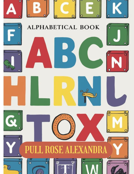 Kniha ABC ALPHABETICAL BOOK PULL ROSE ALEXANDRA