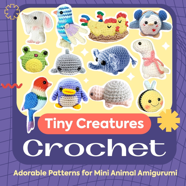 Kniha Tiny Creatures Crochet Alisha Hammond