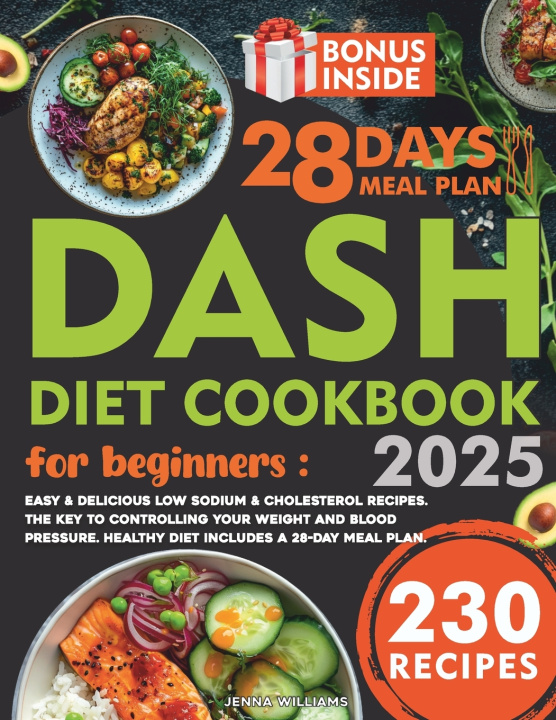 Kniha DASH DIET COOKBOOK FOR BEGINNERS Jenna Williams