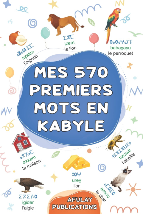 Kniha Mes 570 premiers mots en kabyle Afulay Publications