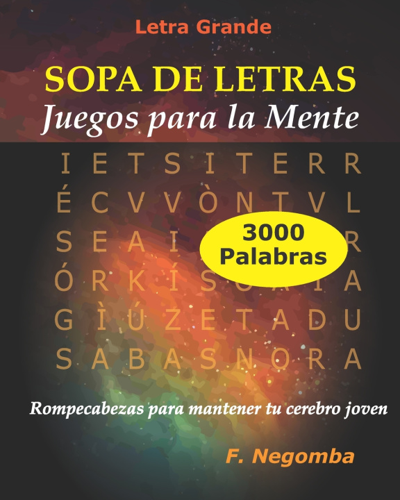 Kniha SOPA DE LETRAS F NEGOMBA
