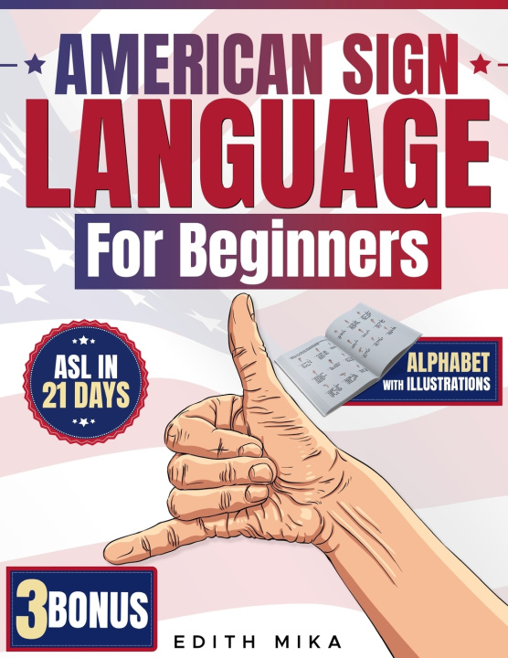 Kniha American Sign Language for Beginners Edith Mika