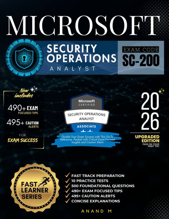 Kniha MICROSOFT SECURITY OPERATIONS ANALYST | EXAM CODE - SC-200 Anand M