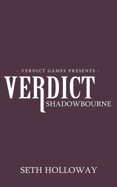 Kniha Verdict Seth Holloway