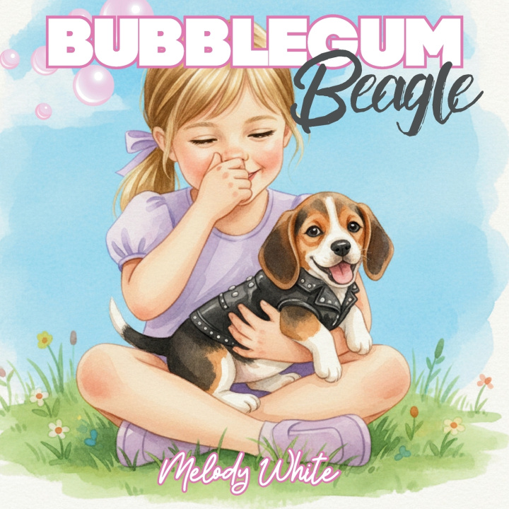 Kniha Bubblegum Beagle Melody White