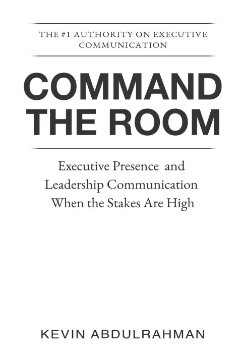 Kniha Command the Room Kevin Abdulrahman