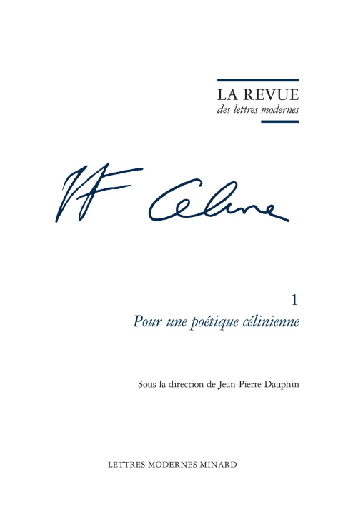 Knjiga La Revue des lettres modernes 