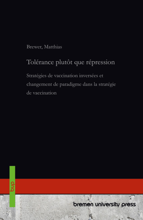 Kniha Tolérance plutôt que répression Matthias Brewer