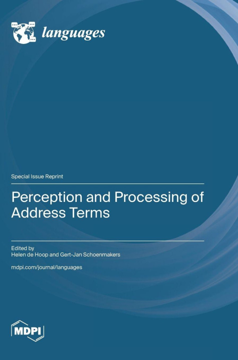 Kniha Perception and Processing of Address Terms Helen de Hoop