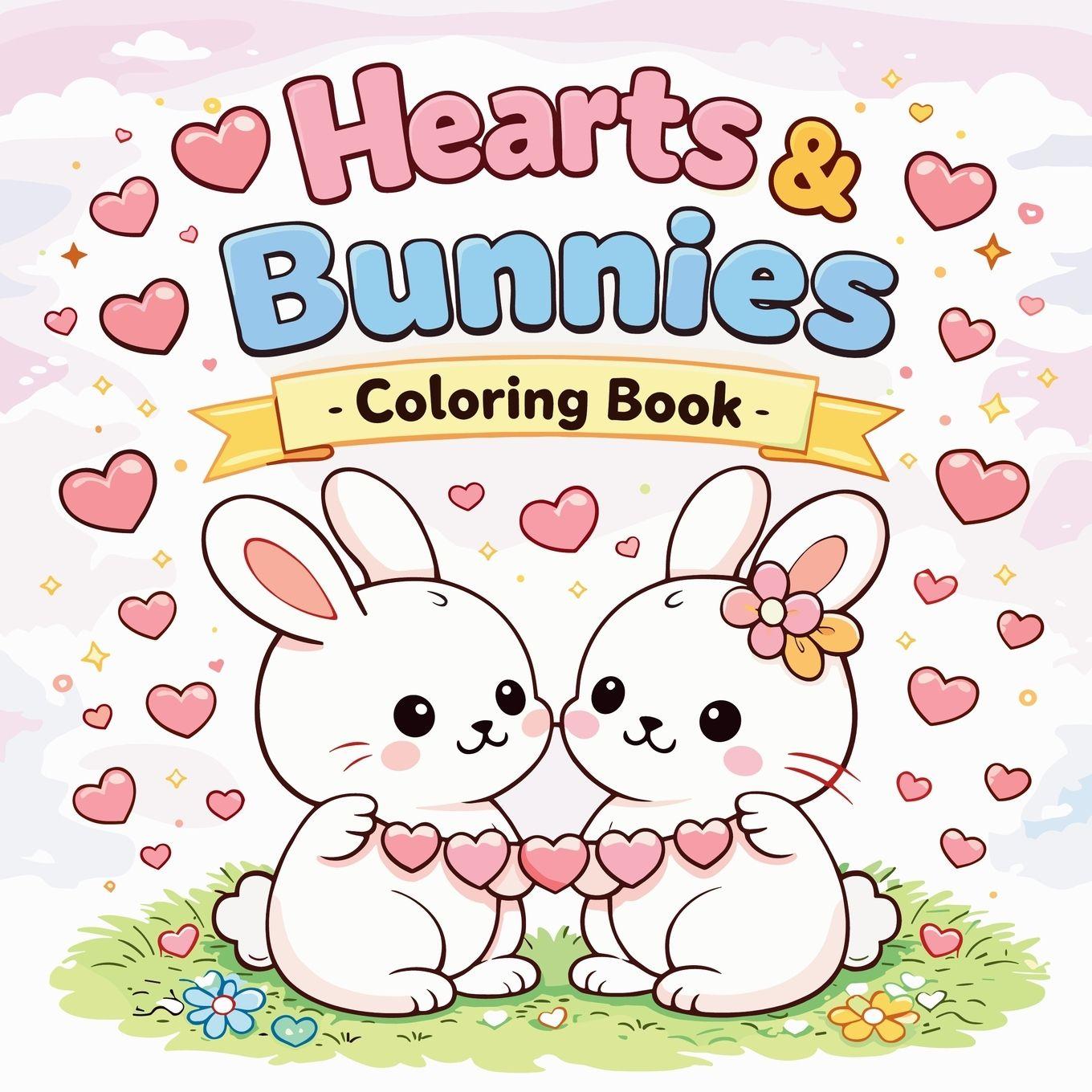 Kniha Hearts and Bunnies - Coloring Book Johana Iahn