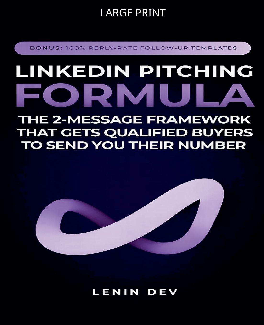 Kniha LinkedIn Pitching Formula Lenin Dev