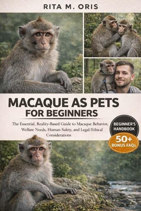 Knjiga MACAQUE AS PETS FOR BEGINNERS RITA M. ORIS