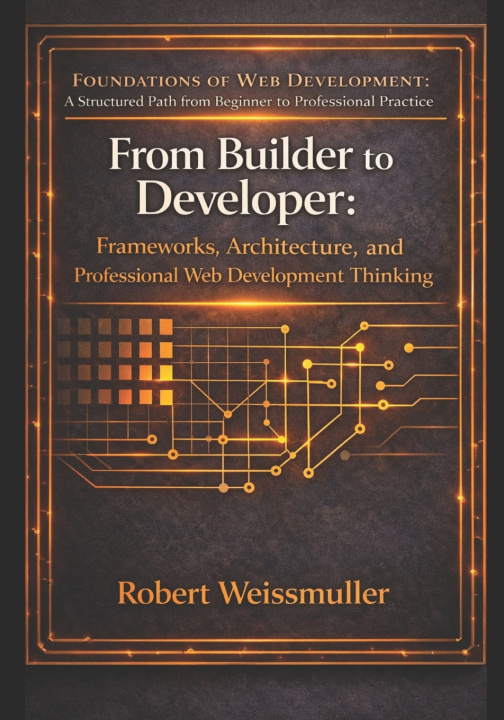 Könyv From Builder to Developer Robert Weissmuller