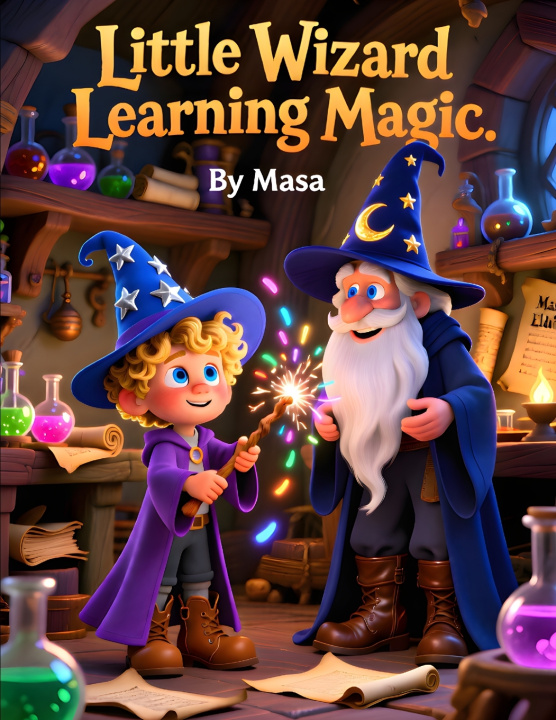 Kniha Little Wizard Learning Magic Masanori Yuguchi